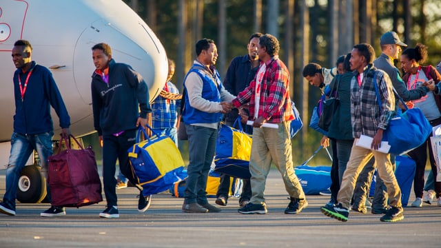 Flüchtlinge in Schweden