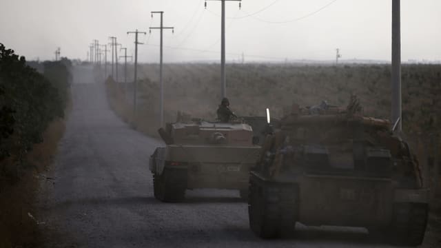 Türkische Panzer in Nordsyrien