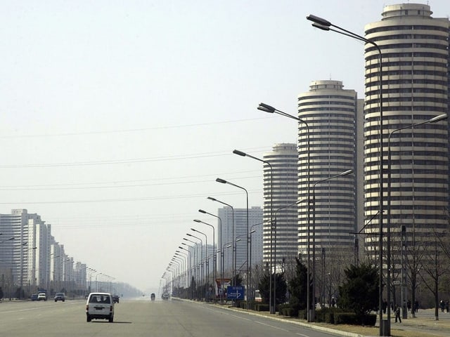 «Prachtstrasse» in der Hauptstadt Pjöngjang.