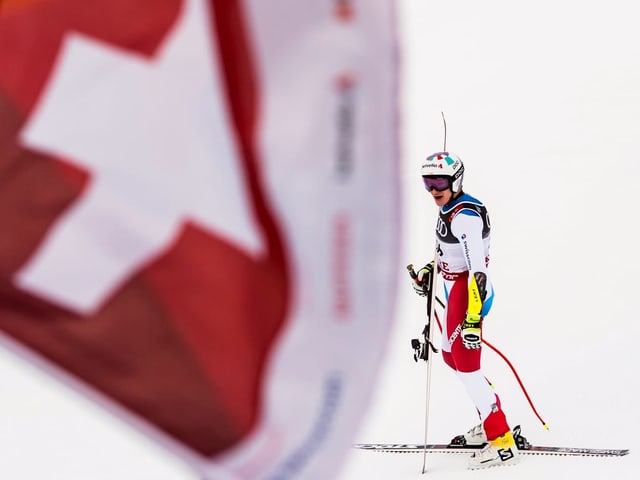 Schweizer neben der Piste 