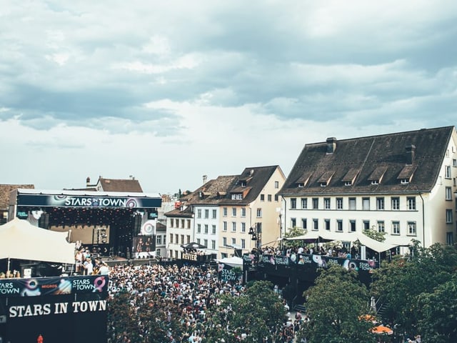 Übersicht der Piazza Grande der Deutschschweiz SH