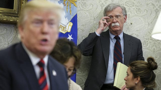 Trump und Bolton.