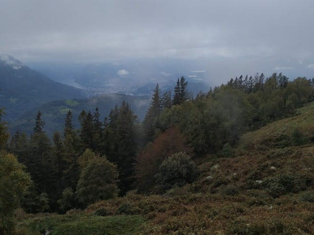 Wanderwegschild am Monte Bar