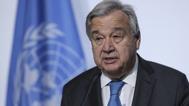 UNO-Generalsekretär Antonio Guterres