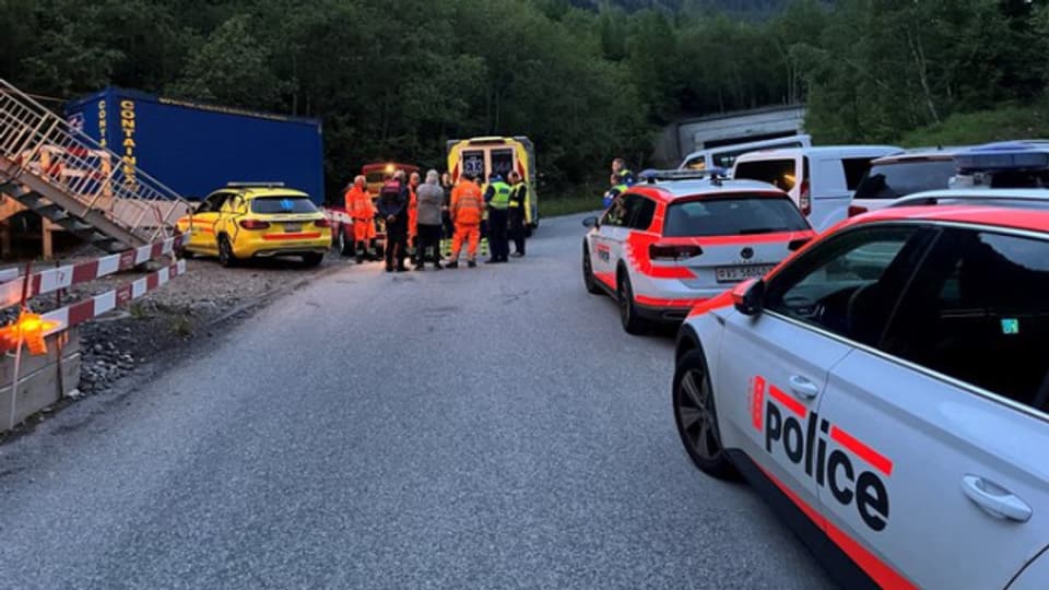 Fünf Leichtverletzte nach Chemieaustritt im alten Lötschbergtunnel