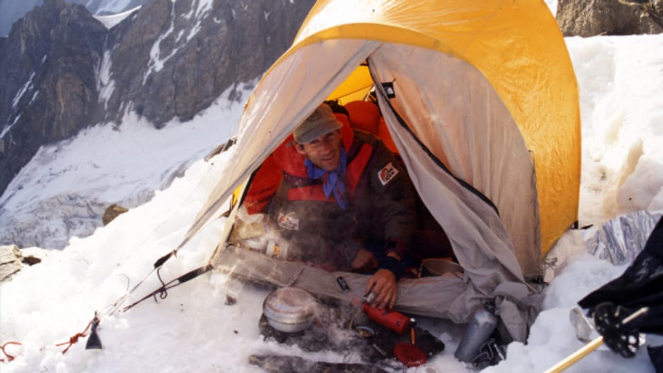 Ein Bergsteiger verbringt vor allem auch viel Zeit im Zelt – deutlich weniger in der Wand.