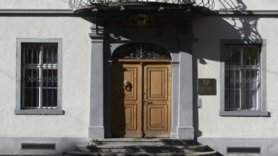 Der Eingang zum heutigen Kantonsgericht.
