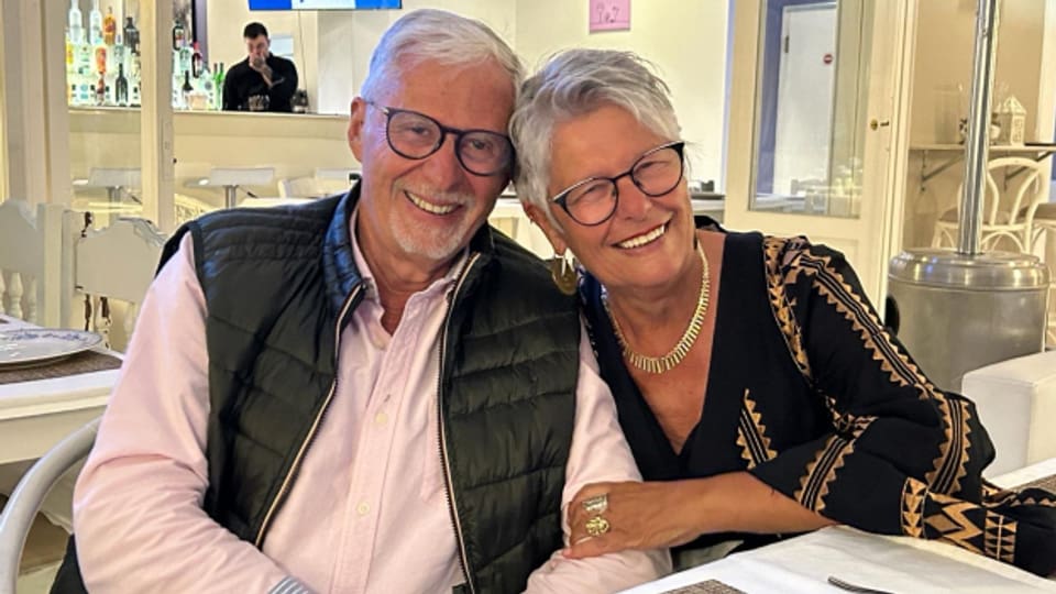 Bernard und Katharina Chappatte geniessen ihre Pension auf Korfu.