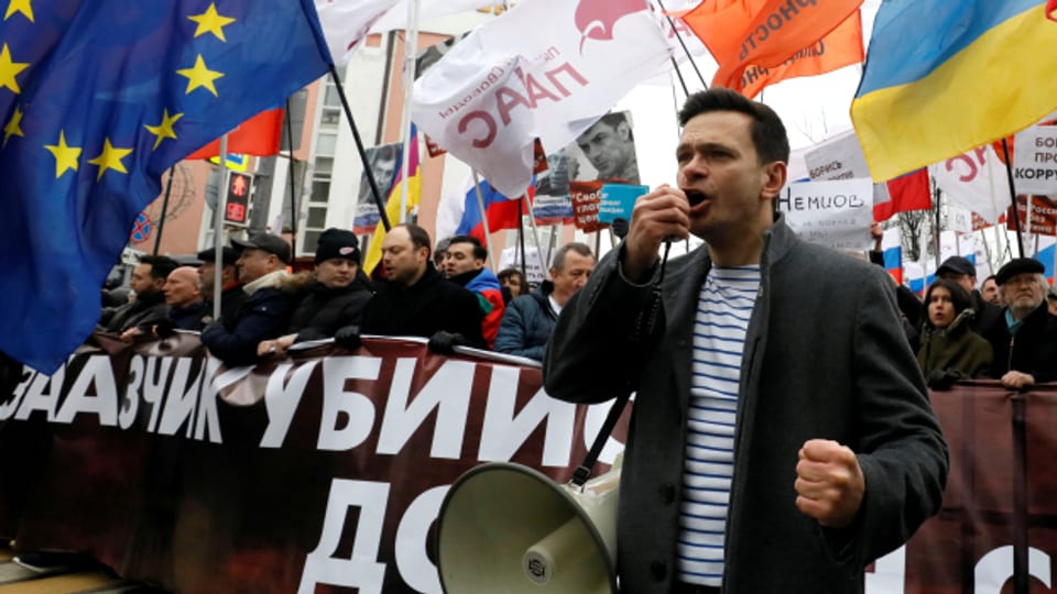Die russische Justiz hat ein Verfahren gegen den Moskauer Politiker Ilja Jaschin eröffnet.