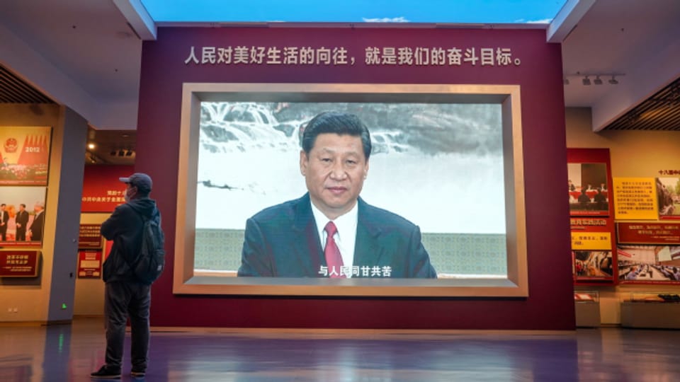 Präsident Xi Jinping ist omnipräsent in China.