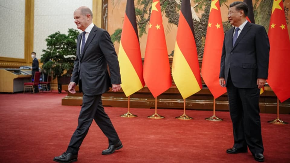 Bundeskanzler Scholz’ Stippvisite in Peking dauerte letztendlich nur wenige Stunden.