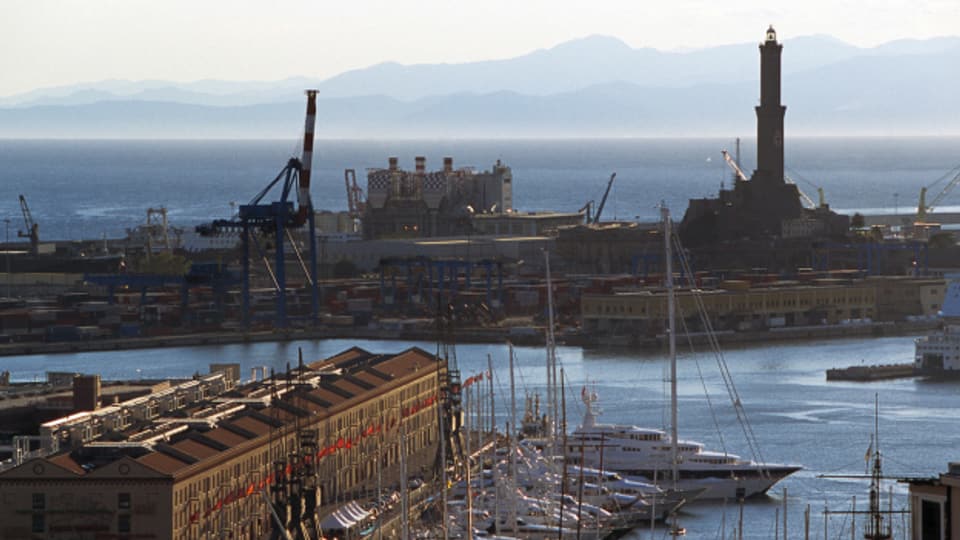 Der Hafen von Genua wird modernisiert.