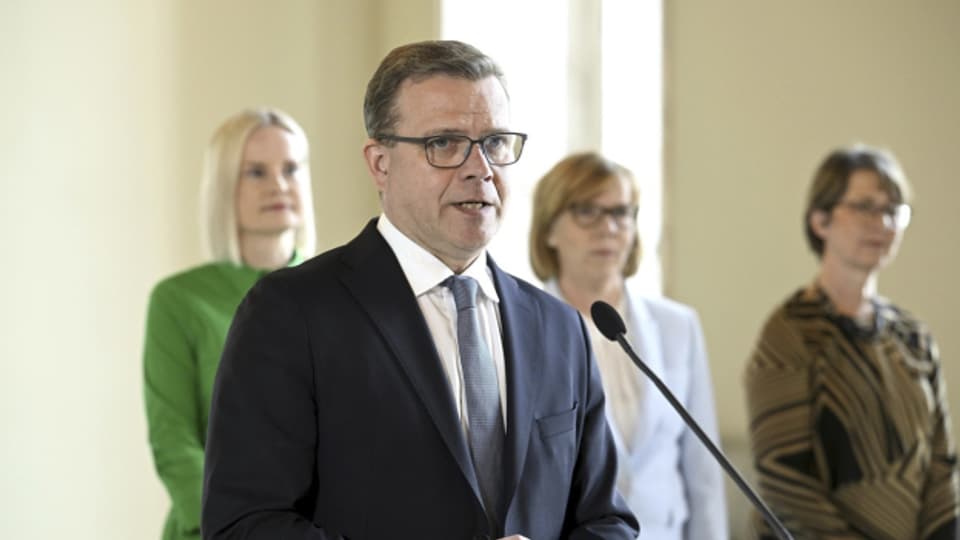 Der konservative finnische Politiker Petteri Orpo strebt nach seinem Wahlsieg die Bildung einer Mitte-rechts-Koalition an.