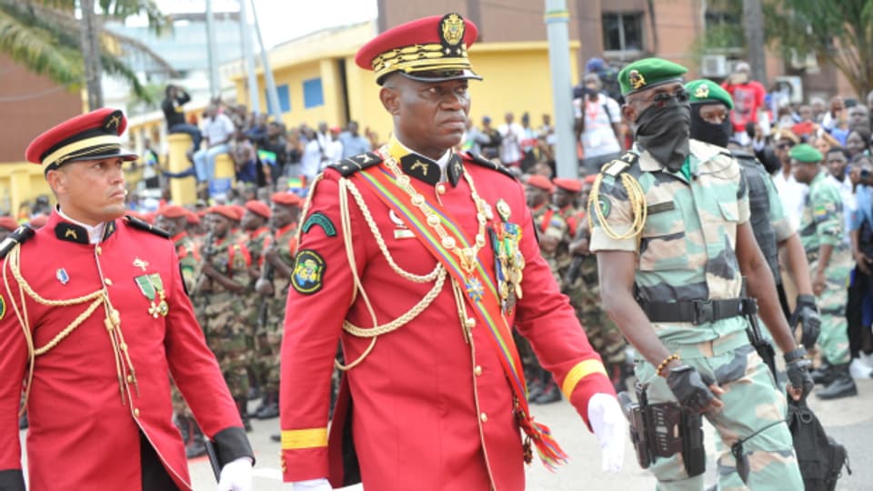 Der Anführer der gabunischen Militärjunta und Interimspräsident General Brice Oligui Nguema.