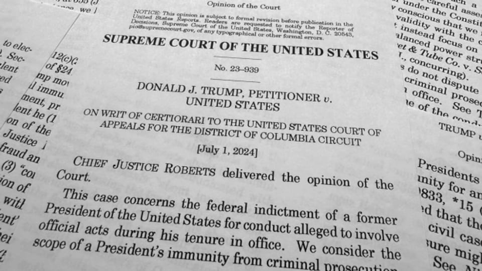 Immunitätsfrage: Trump erringt Teilsieg vor Supreme Court