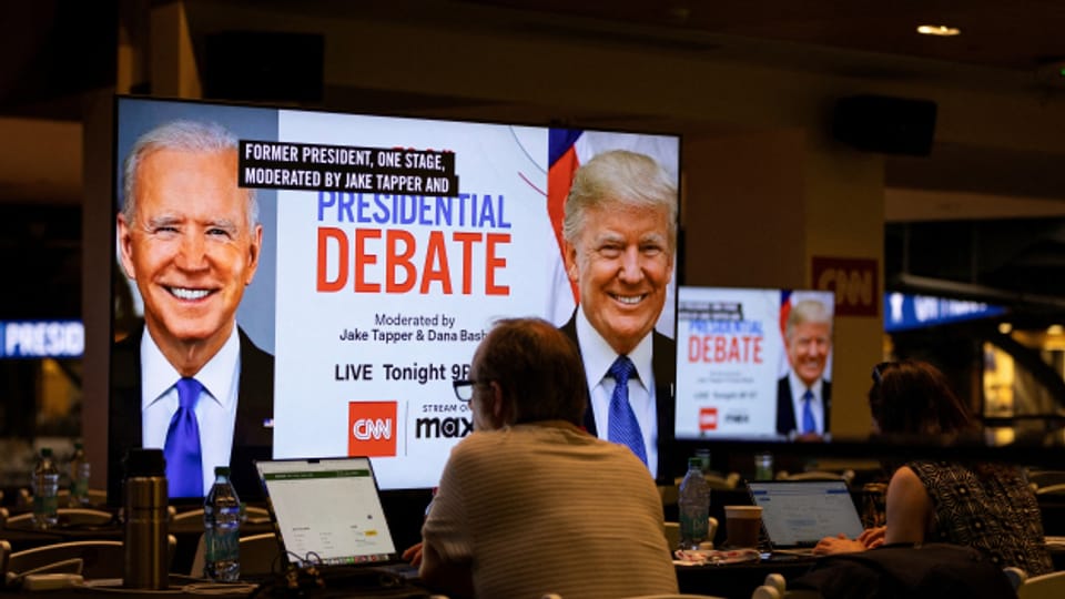 US-Präsident Joe Biden wirkte bei der TV-Debatte teils nervös und erschöpft.