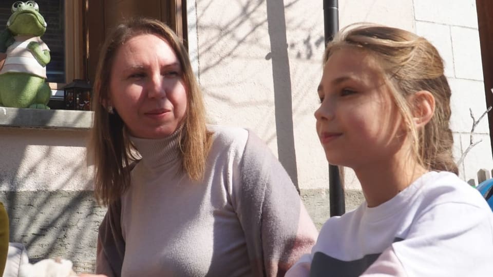 Mamma Oksana e figlia Sascha