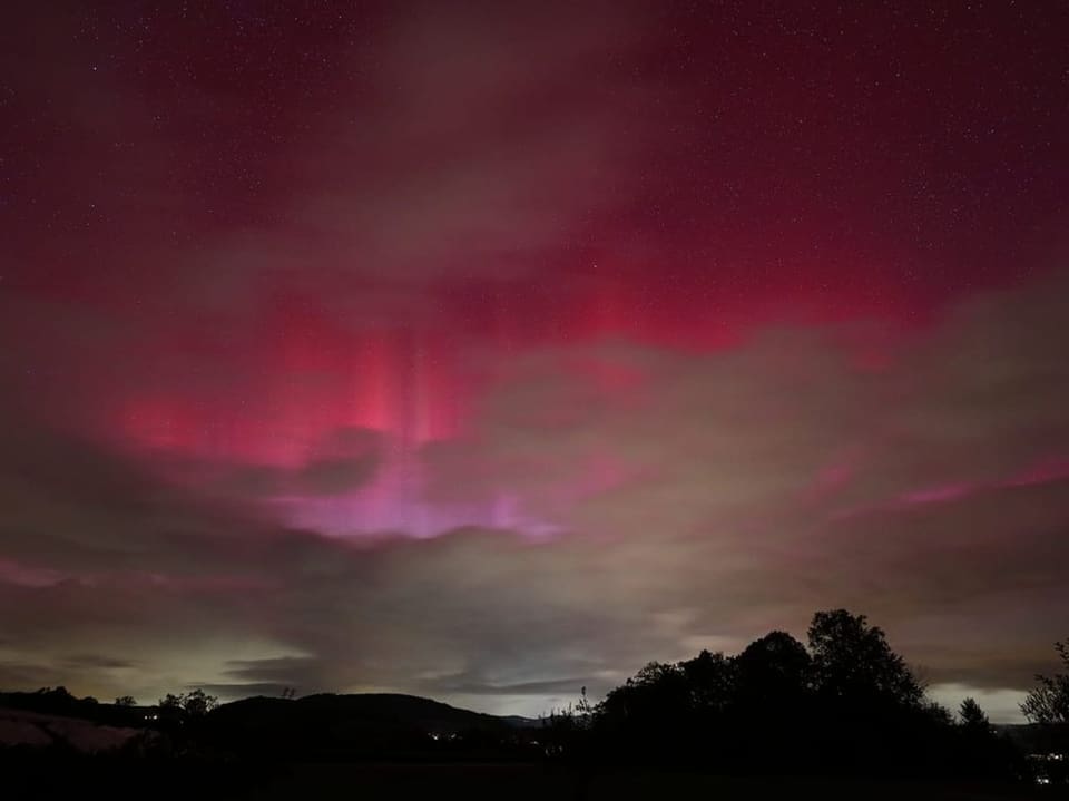 Polarlichter über Beromünster