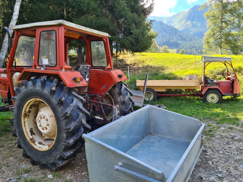 Ils sulets vehichels da motor a Signina. 