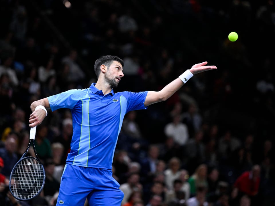 Titelverteidiger Novak Djokovic.