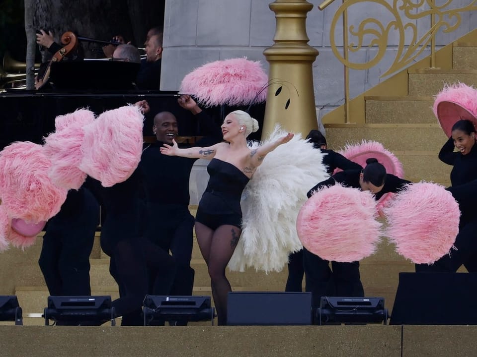 Lady Gaga während der Eröffnungsfeier.