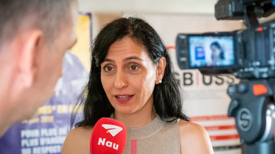 Vania Alleva, la vicepresidenta da l'Uniun sindicala svizra.