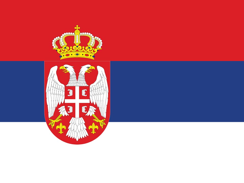 Serbienflagge