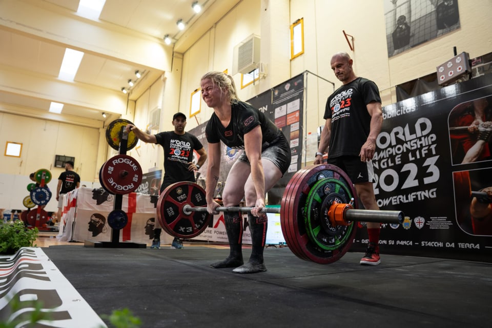 Powerlifting Weltmeisterschaft 2023 Sardinien: Gina Berther