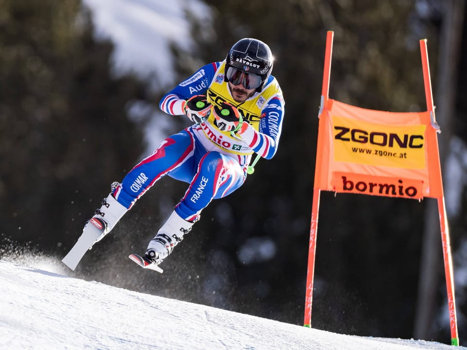 Cyprien Sarrazin rast die Piste runter.