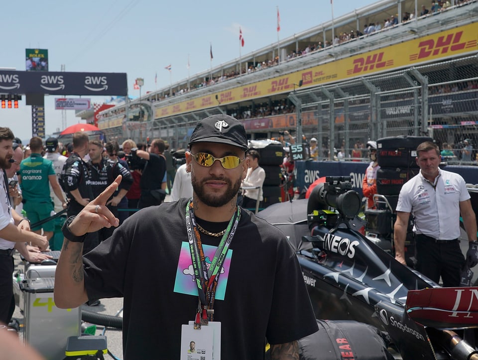 Stars wie Neymar waren zuletzt etwas zu lange auf der Formel-1-Rennstrecke.