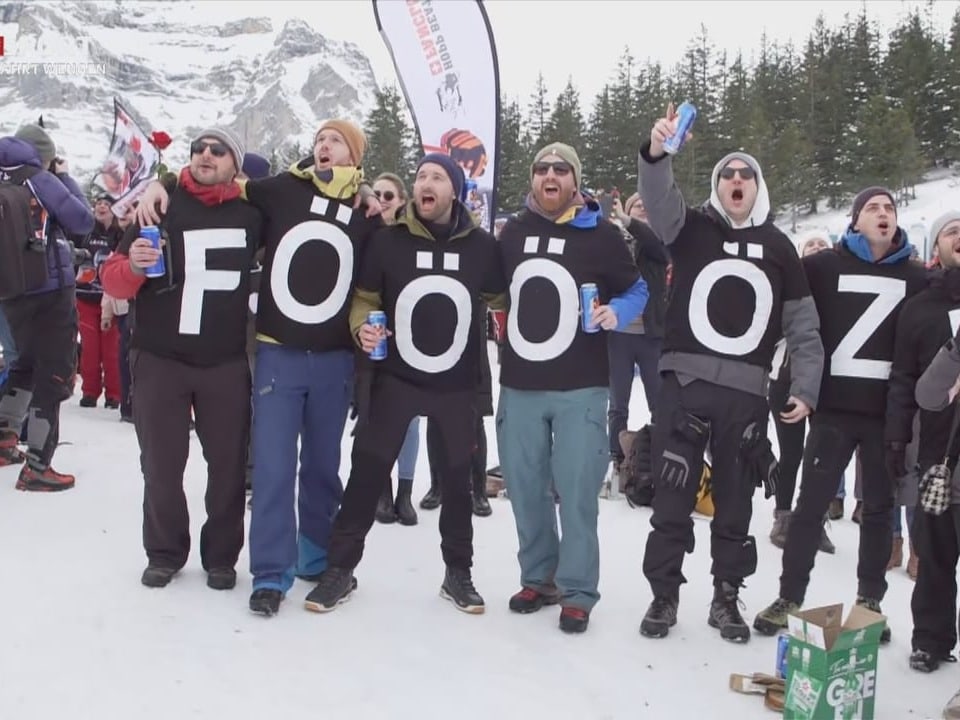 Der Fanclub von Beat Feuz.