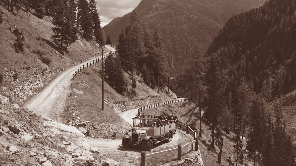 Flüelapass in Graubünden