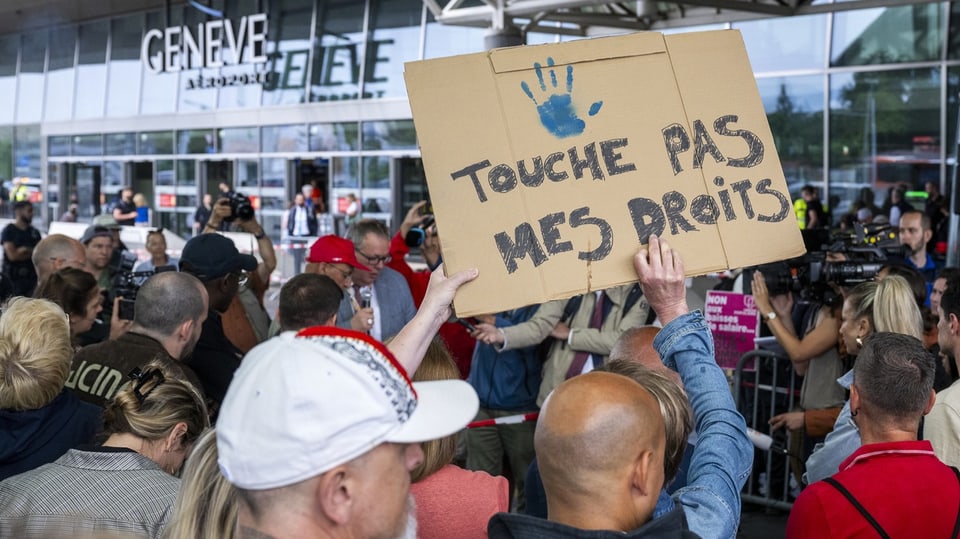 Streik am Flughafen Genf am 30. Juni 2023