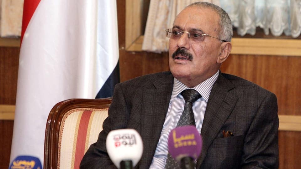 Ali Abdullah Saleh, im Januar 2012 in Jemens Hauptstadt Sanaa.