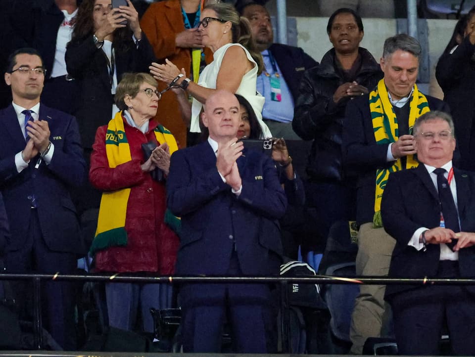 Fifa-Präsident war beim WM-Halbfinal auf den Rängen zu finden.