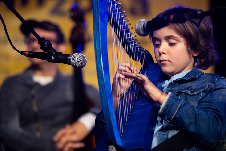 Eindrücke des ersten Festtages am Schweizerischen Volksmusikfest 2023 in Bellinzona.