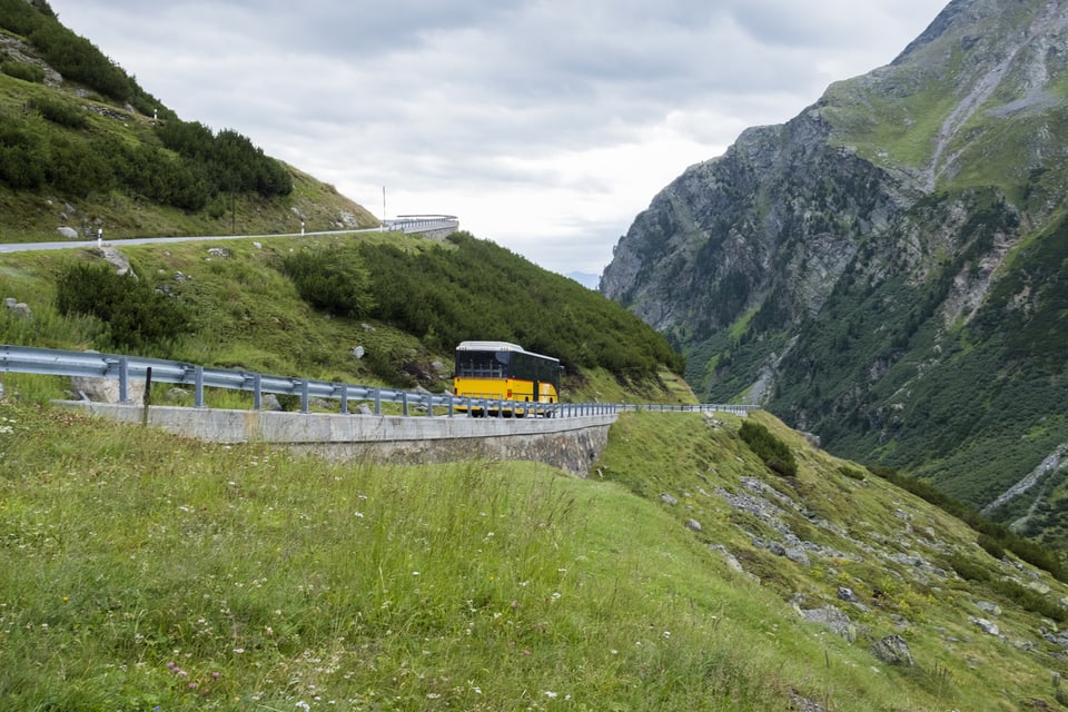 Flüelapass in Graubünden