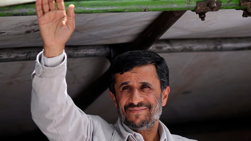 Porträt von Mahmud Ahmadinedschad