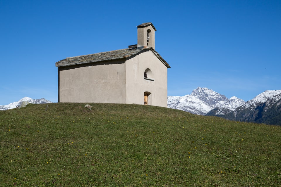 Brauch Ausluf nach Selva, Kirche im Weiler Selva, Poschiavo