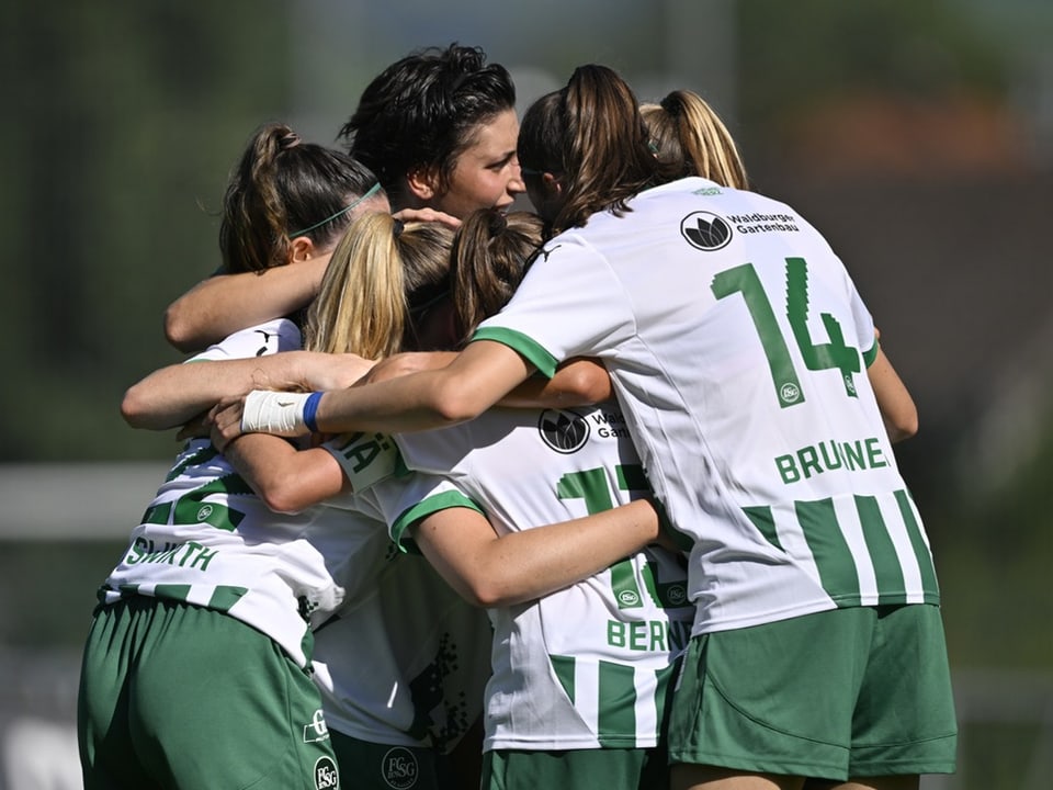 Spielerinnen des FC St. Gallen.