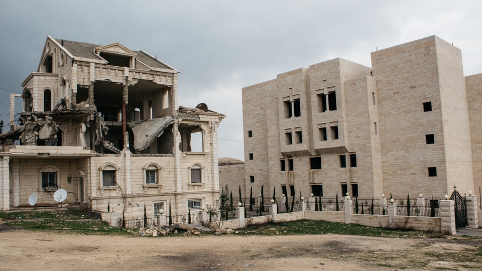 Zerstörtes Haus in Abu Dis