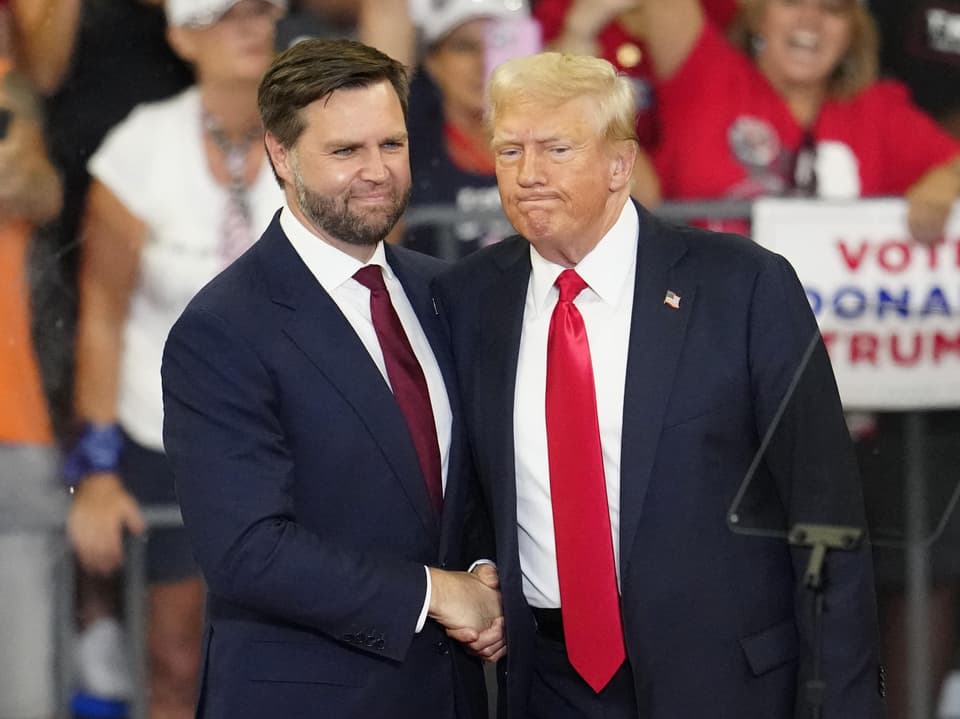 J.D. Vance und Donald Trump.