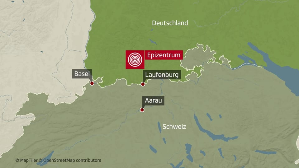 Erdbeben in Deutschland bis weit in die Schweiz spürbar