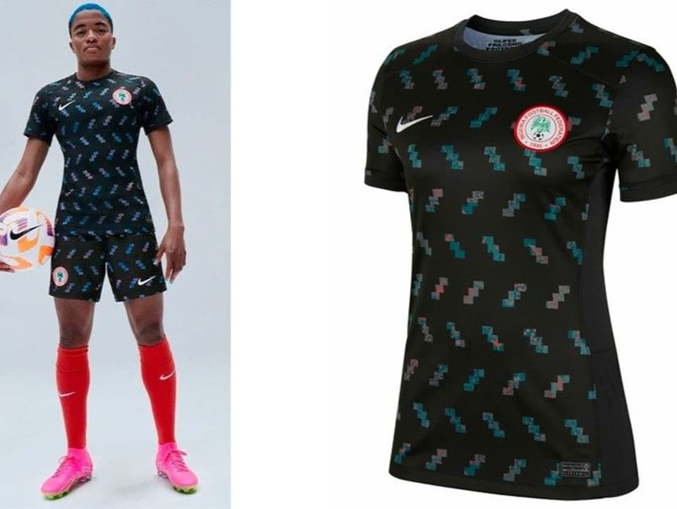 Das Auswärtsshirt von Nigeria