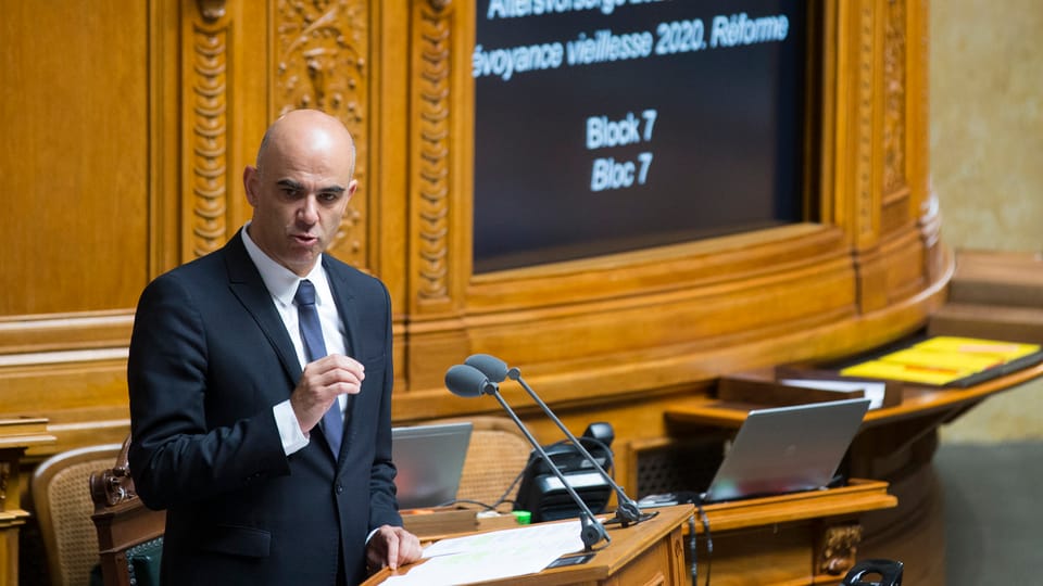 Sozialminister Alain Berset.