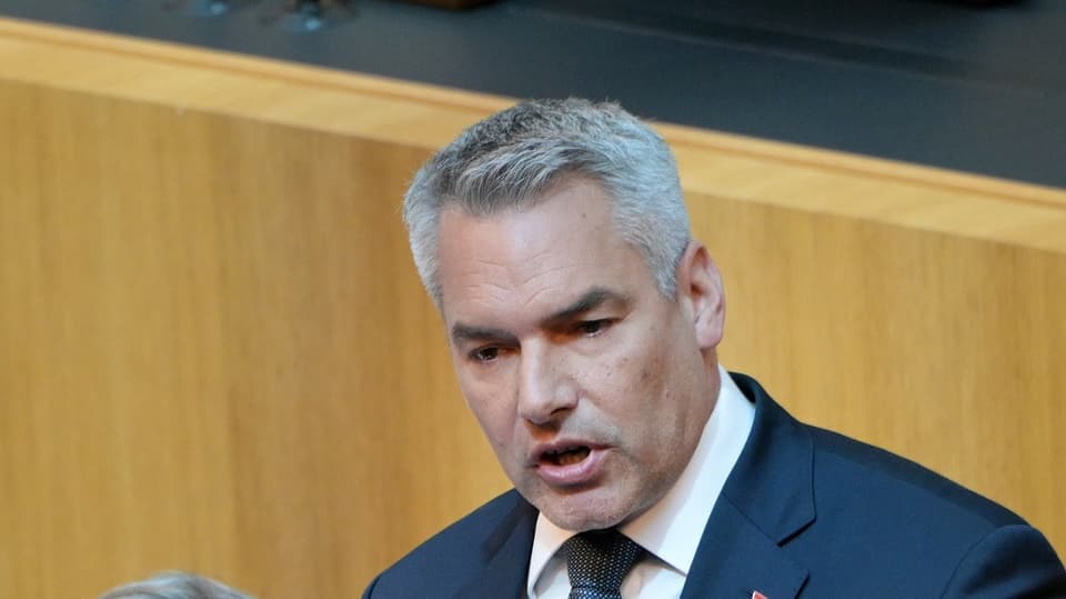 Der österreichische Bundeskanzler Karl Nehammer