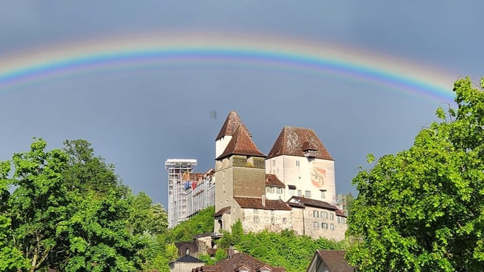 Regenbogen über Burgdorf.