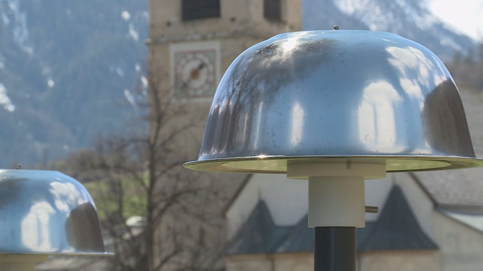 Il apparat da mesiraziun en vischinanza da la Clostra Val Müstair.