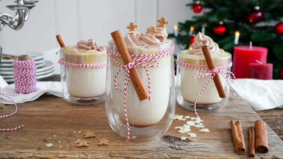 Rezept für eine Weihnachtsdrink: Heisser Lebkuchen