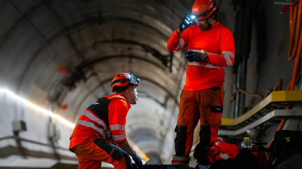 Aus dem Archiv: Zwischenbilanz Bauarbeiten im Gotthard-Basistunnel